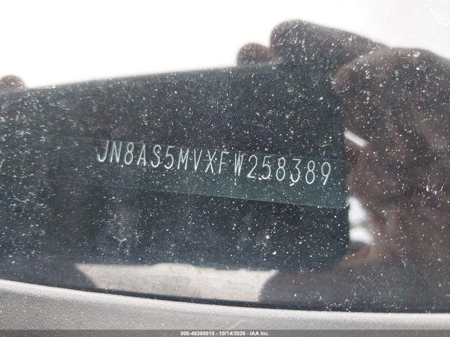 Aukcja sprzedaży 2015 Nissan Rogue Select S, vin: JN8AS5MVXFW258389, numer aukcji: 46368018