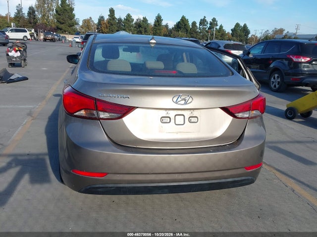 Aukcja sprzedaży 2016 Hyundai Elantra Se, vin: 5NPDH4AE7GH789496, numer aukcji: 46370056