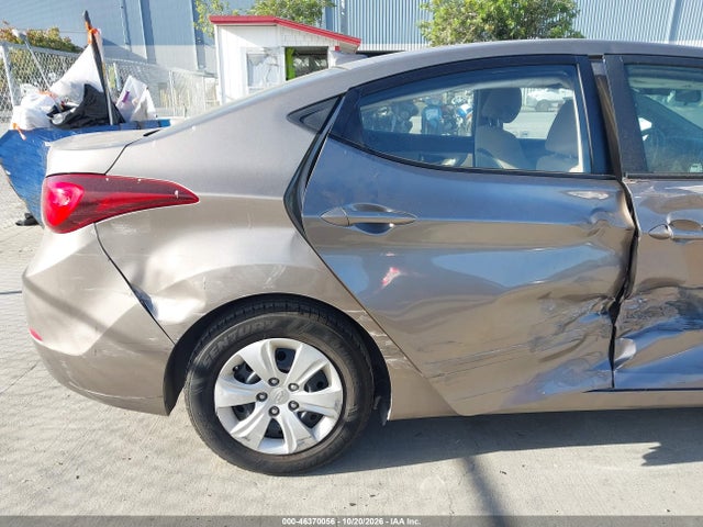 Aukcja sprzedaży 2016 Hyundai Elantra Se, vin: 5NPDH4AE7GH789496, numer aukcji: 46370056