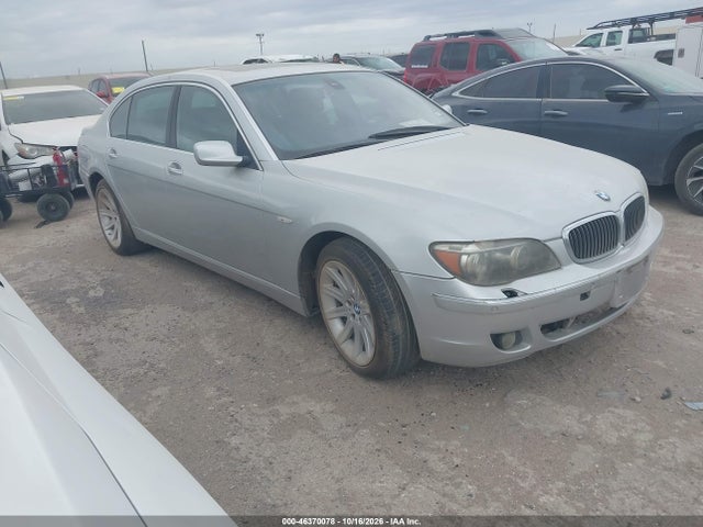 2006 Bmw 750li მანქანა იყიდება აუქციონზე, vin: WBAHN83546DT63989, აუქციონის ნომერი: 46370078