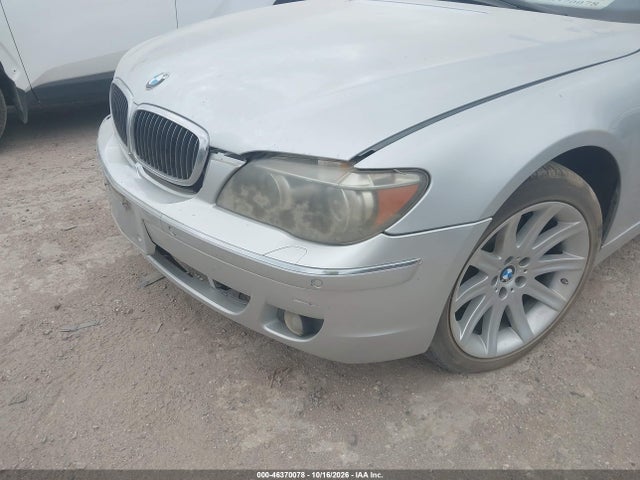46370078 :رقم المزاد ، WBAHN83546DT63989 vin ، 2006 Bmw 750li مزاد بيع
