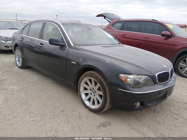 2006 Bmw 750li მანქანა იყიდება აუქციონზე, vin: WBAHN83566DT27902, აუქციონის ნომერი: 46370243