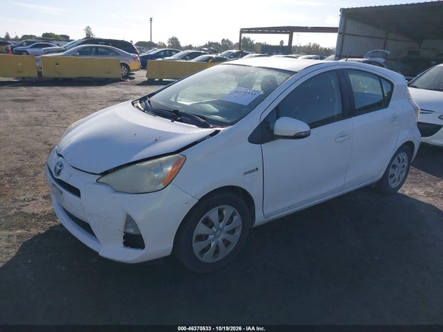 2012 Toyota Prius C Two მანქანა იყიდება აუქციონზე, vin: JTDKDTB37C1502542, აუქციონის ნომერი: 46370533
