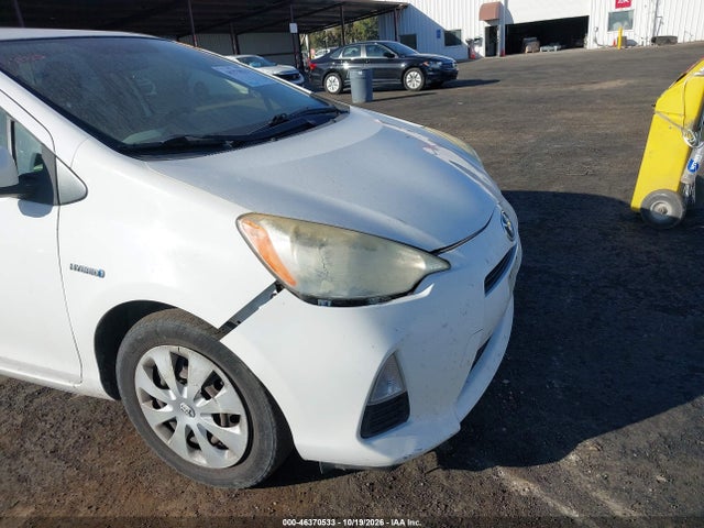 2012 Toyota Prius C Two მანქანა იყიდება აუქციონზე, vin: JTDKDTB37C1502542, აუქციონის ნომერი: 46370533