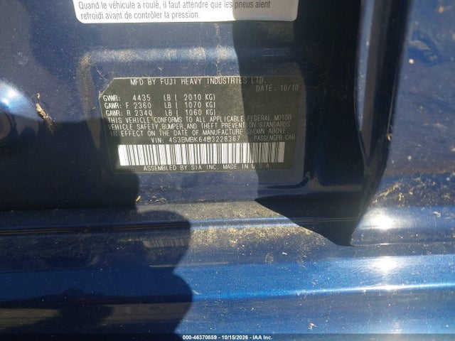 Продаж на аукціоні авто 2011 Subaru Legacy 2.5i Limited, vin: 4S3BMBK64B3228367, номер лоту: 46370859