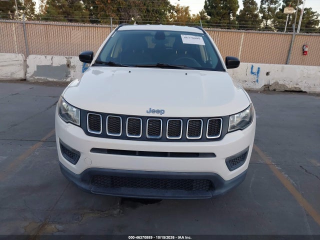 2018 Jeep Compass Sport Fwd მანქანა იყიდება აუქციონზე, vin: 3C4NJCABXJT416128, აუქციონის ნომერი: 46370889