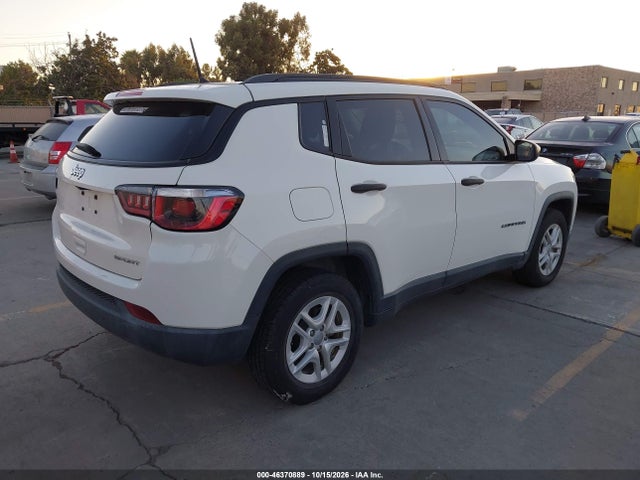 2018 Jeep Compass Sport Fwd მანქანა იყიდება აუქციონზე, vin: 3C4NJCABXJT416128, აუქციონის ნომერი: 46370889