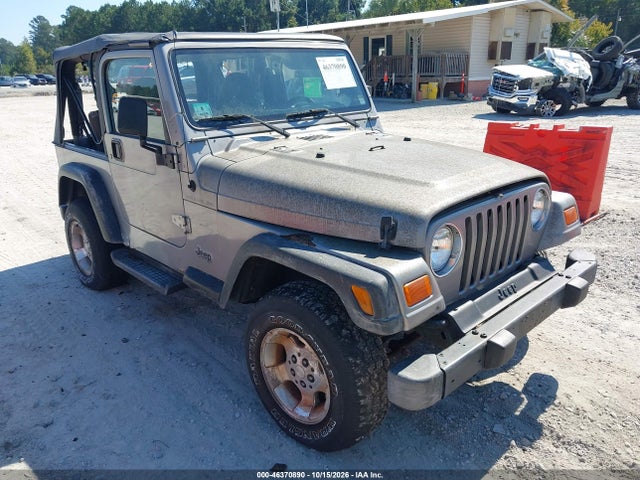 2002 Jeep Wrangler Se მანქანა იყიდება აუქციონზე, vin: 1J4FA29P02P701242, აუქციონის ნომერი: 46370890