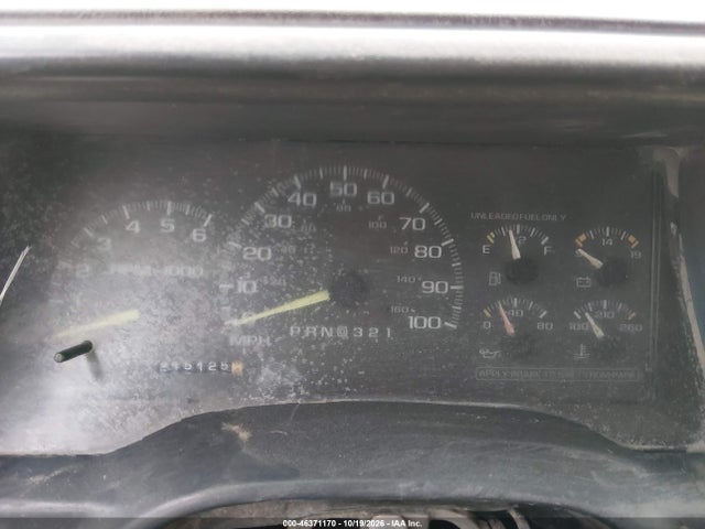 46371170 :رقم المزاد ، 1GCGC29R6WE206616 vin ، 1998 Chevrolet C2500 Fleetside مزاد بيع