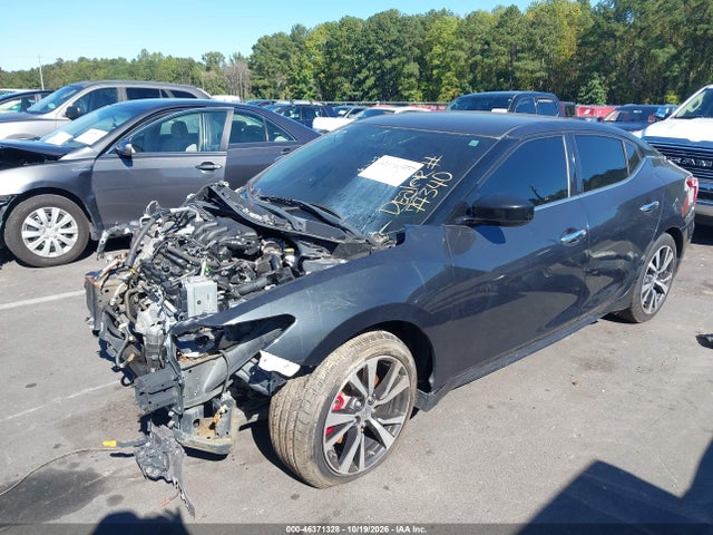 2017 Nissan Maxima 3.5 S მანქანა იყიდება აუქციონზე, vin: 1N4AA6APXHC399368, აუქციონის ნომერი: 46371328