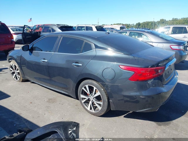 2017 Nissan Maxima 3.5 S მანქანა იყიდება აუქციონზე, vin: 1N4AA6APXHC399368, აუქციონის ნომერი: 46371328