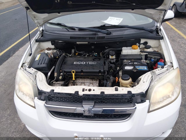 Aukcja sprzedaży 2011 Chevrolet Aveo 1lt, vin: KL1TD5DE0BB250969, numer aukcji: 46371422