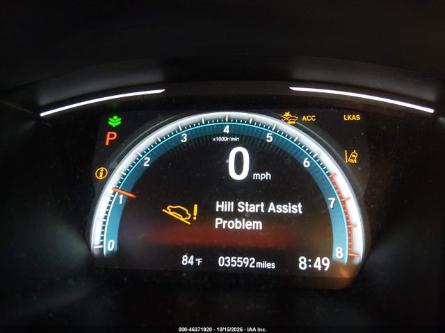 2019 Honda Civic Ex-l მანქანა იყიდება აუქციონზე, vin: JHMFC1F71KX009066, აუქციონის ნომერი: 46371920