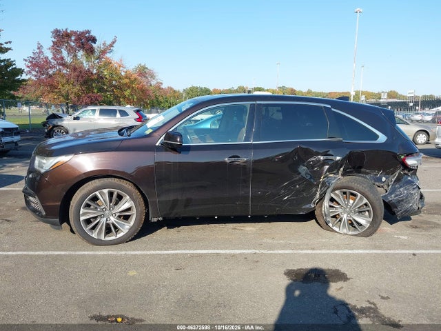 2017 Acura Mdx Technology Package მანქანა იყიდება აუქციონზე, vin: 5FRYD4H59HB032827, აუქციონის ნომერი: 46372598