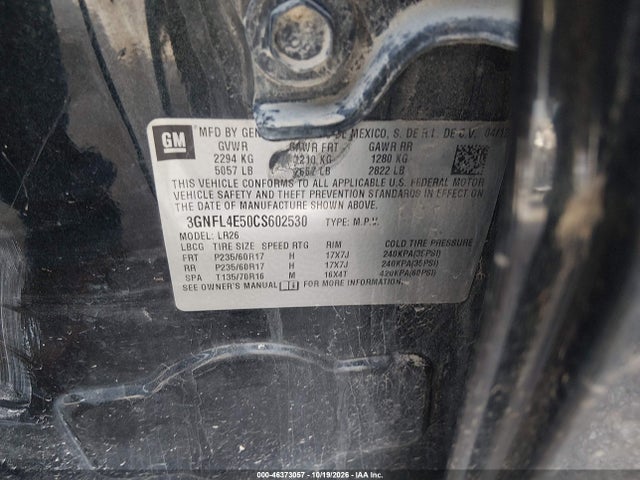 Продаж на аукціоні авто 2012 Chevrolet Captiva Sport Ltz, vin: 3GNFL4E50CS602530, номер лоту: 46373057