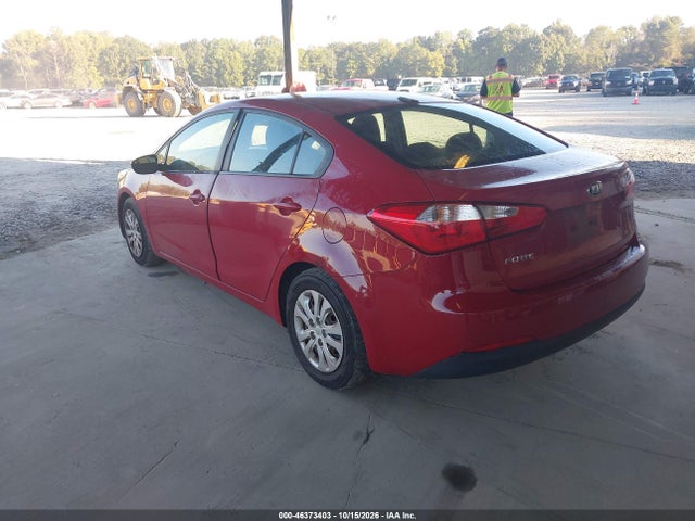 2016 Kia Forte Lx მანქანა იყიდება აუქციონზე, vin: KNAFK4A60G5564319, აუქციონის ნომერი: 46373403