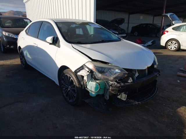 46373937 :رقم المزاد ، 5YFBURHE6FP323596 vin ، 2015 Toyota Corolla S Plus مزاد بيع