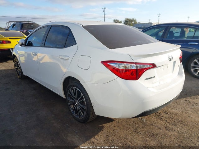 2015 Toyota Corolla S Plus მანქანა იყიდება აუქციონზე, vin: 5YFBURHE6FP323596, აუქციონის ნომერი: 46373937