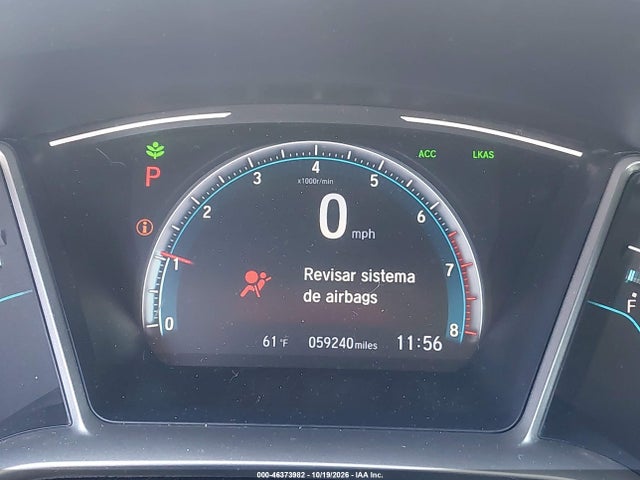 Продаж на аукціоні авто 2021 Honda Civic Ex-l, vin: 2HGFC1F74MH702966, номер лоту: 46373982