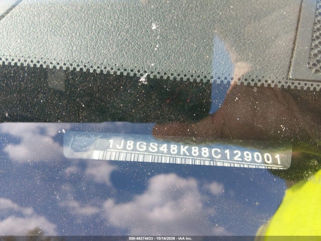 46374433 :رقم المزاد ، 1J8GS48K88C129001 vin ، 2008 Jeep Grand Cherokee Laredo مزاد بيع