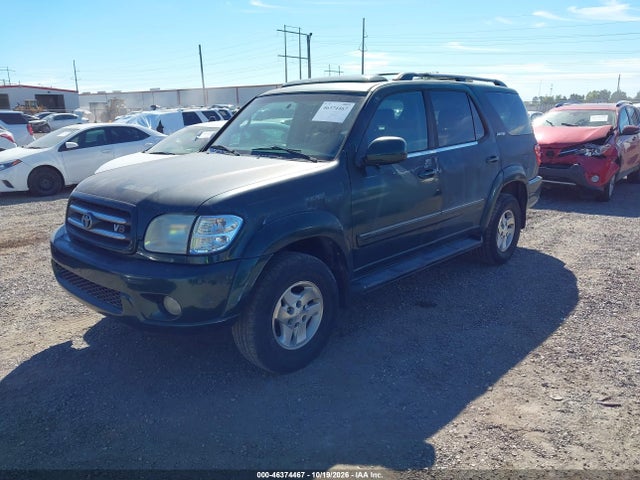 46374467 :رقم المزاد ، 5TDZT38AX1S043160 vin ، 2001 Toyota Sequoia Limited V8 مزاد بيع