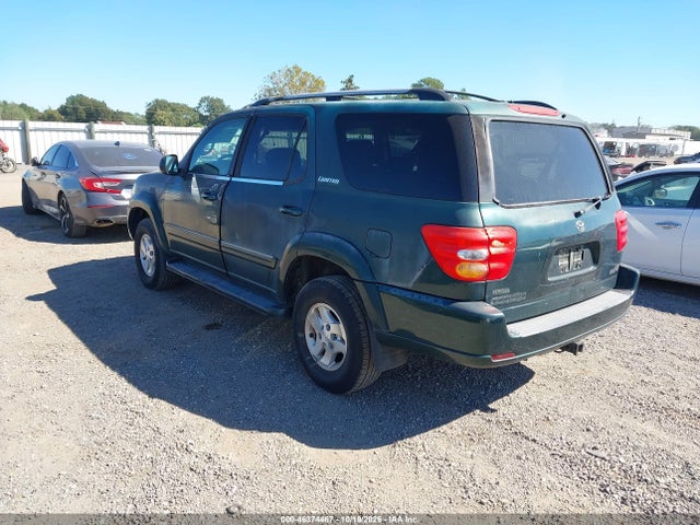 46374467 :رقم المزاد ، 5TDZT38AX1S043160 vin ، 2001 Toyota Sequoia Limited V8 مزاد بيع