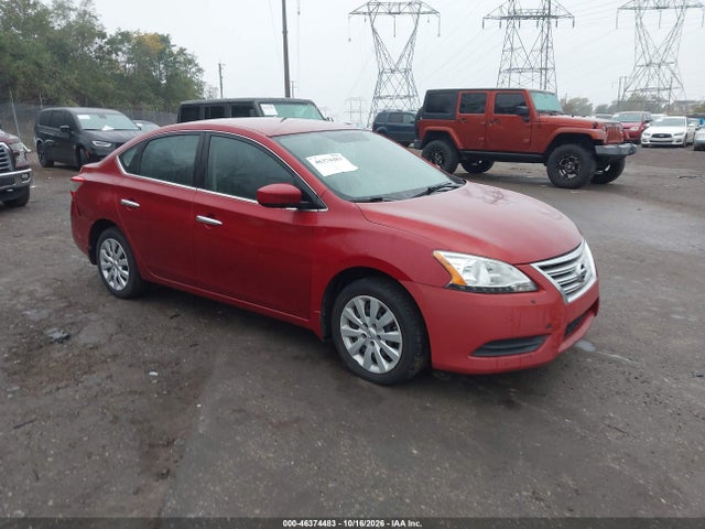 2014 Nissan Sentra Sv მანქანა იყიდება აუქციონზე, vin: 3N1AB7AP5EY310969, აუქციონის ნომერი: 46374483
