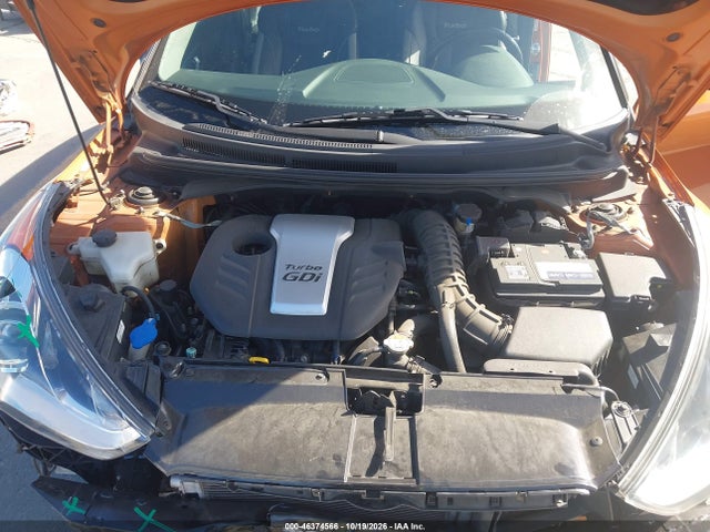 46374566 :رقم المزاد ، KMHTC6AE2DU117624 vin ، 2013 Hyundai Veloster Turbo W/black مزاد بيع