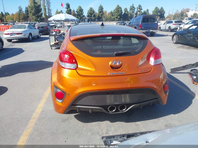 46374566 :رقم المزاد ، KMHTC6AE2DU117624 vin ، 2013 Hyundai Veloster Turbo W/black مزاد بيع