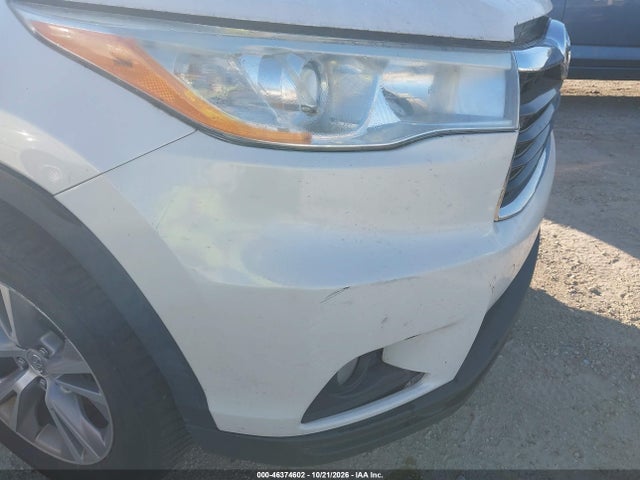 Продаж на аукціоні авто 2014 Toyota Highlander Xle V6, vin: 5TDJKRFH2ES036874, номер лоту: 46374602