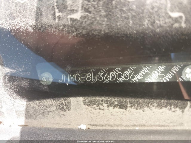 Aukcja sprzedaży 2013 Honda Fit, vin: JHMGE8H36DC064205, numer aukcji: 46374762