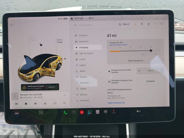 46374850 :رقم المزاد ، 5YJ3E1EA9JF171256 vin ، 2018 Tesla Model 3 Long Range/mid Range مزاد بيع