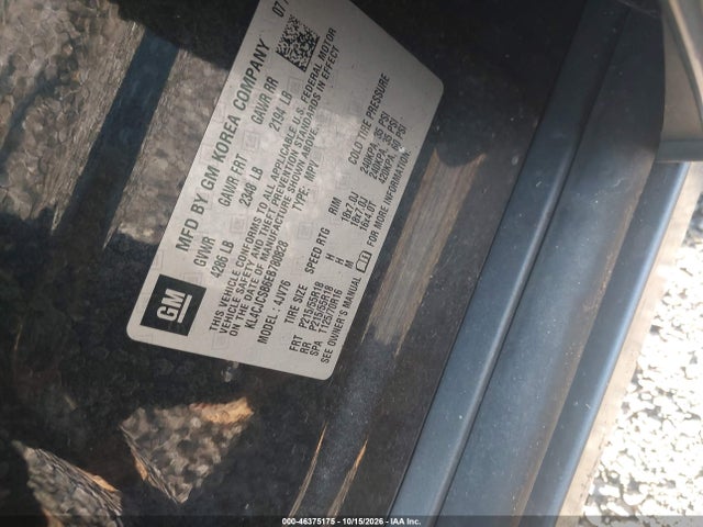 46375175 :رقم المزاد ، KL4CJCSB6EB780828 vin ، 2014 Buick Encore Leather مزاد بيع