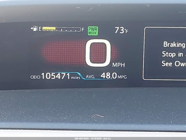 2017 Toyota Prius Three მანქანა იყიდება აუქციონზე, vin: JTDKARFU8H3538573, აუქციონის ნომერი: 46375294
