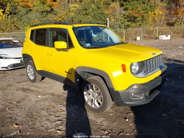 2016 Jeep Renegade Latitude მანქანა იყიდება აუქციონზე, vin: ZACCJBBT1GPE18214, აუქციონის ნომერი: 46375370