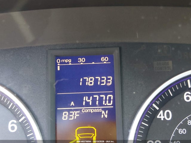 2010 Honda Cr-v Ex-l მანქანა იყიდება აუქციონზე, vin: JHLRE4H71AC009035, აუქციონის ნომერი: 46376894