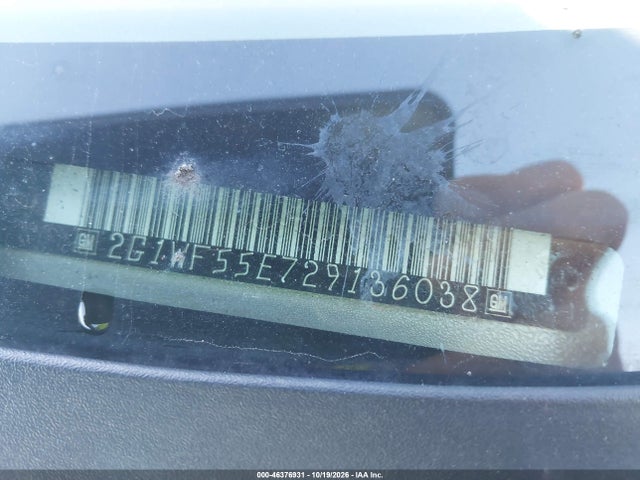 46376931 :رقم المزاد ، 2G1WF55E729136038 vin ، 2002 Chevrolet Impala مزاد بيع