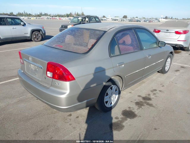 46377011 :رقم المزاد ، 2HGES15533H596412 vin ، 2003 Honda Civic Lx مزاد بيع