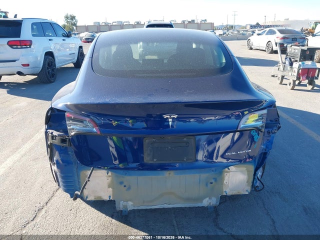 46377061 :رقم المزاد ، 5YJ3E1EB9NF275857 vin ، 2022 Tesla Model 3 Long Range Dual Motor All-wheel Drive مزاد بيع