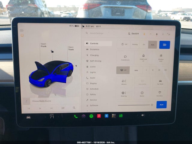 46377061 :رقم المزاد ، 5YJ3E1EB9NF275857 vin ، 2022 Tesla Model 3 Long Range Dual Motor All-wheel Drive مزاد بيع
