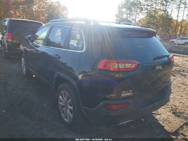 2014 Jeep Cherokee Limited მანქანა იყიდება აუქციონზე, vin: 1C4PJMDS1EW182360, აუქციონის ნომერი: 46377200