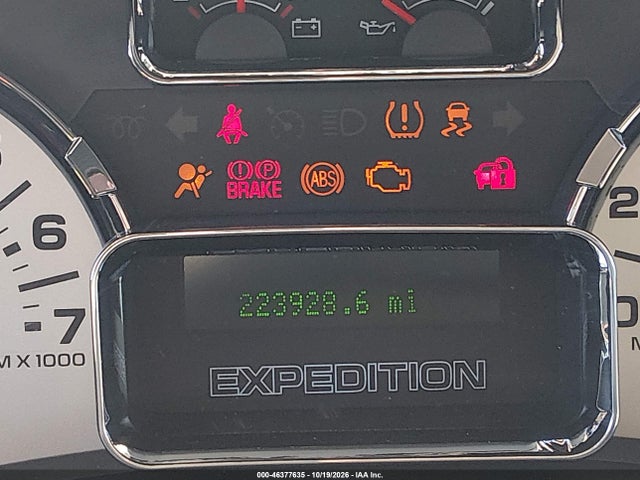 2011 Ford Expedition El Xlt მანქანა იყიდება აუქციონზე, vin: 1FMJK1J55BEF17214, აუქციონის ნომერი: 46377635