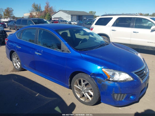 2013 Nissan Sentra Sr მანქანა იყიდება აუქციონზე, vin: 3N1AB7AP7DL706381, აუქციონის ნომერი: 46377867