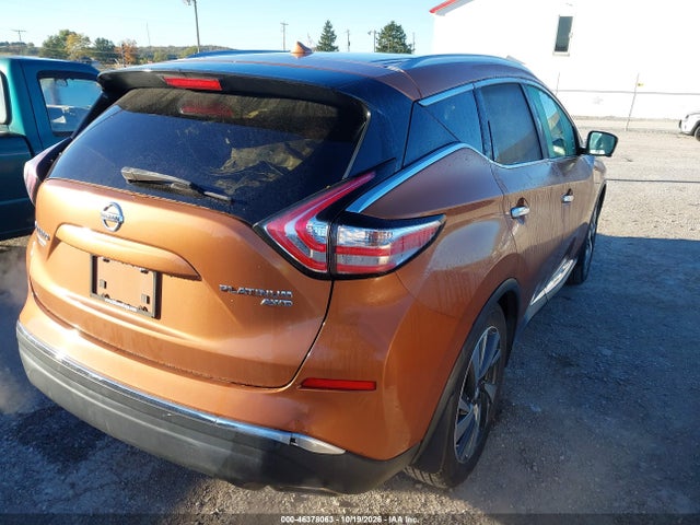 Aukcja sprzedaży 2015 Nissan Murano Platinum/s/sl/sv, vin: 5N1AZ2MH5FN217735, numer aukcji: 46378063
