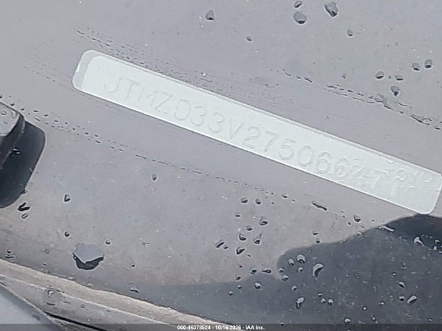Продаж на аукціоні авто 2007 Toyota Rav4, vin: JTMZD33V275066471, номер лоту: 46378524
