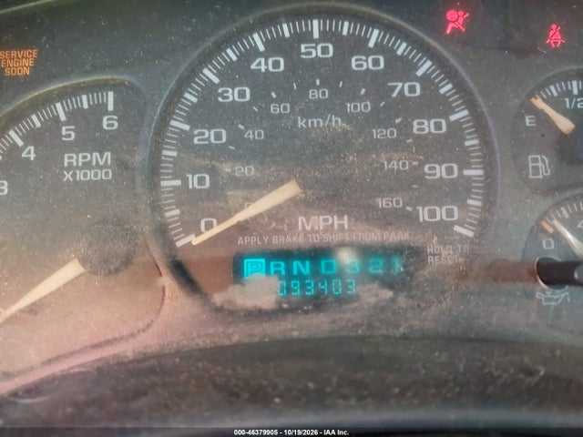 Aukcja sprzedaży 2002 Chevrolet Silverado 1500 Ls, vin: 1GCEK19V92E254882, numer aukcji: 46379905