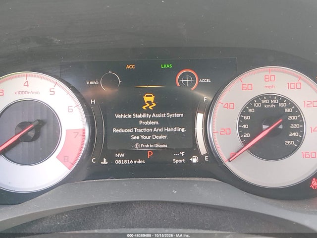 2019 Acura Rdx A-spec Package მანქანა იყიდება აუქციონზე, vin: 5J8TC1H6XKL024196, აუქციონის ნომერი: 46380405