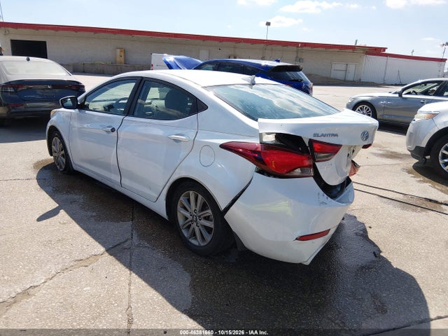 2016 Hyundai Elantra Se მანქანა იყიდება აუქციონზე, vin: 5NPDH4AE4GH662530, აუქციონის ნომერი: 46381660