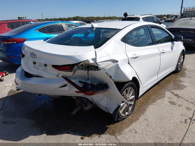 2016 Hyundai Elantra Se მანქანა იყიდება აუქციონზე, vin: 5NPDH4AE4GH662530, აუქციონის ნომერი: 46381660