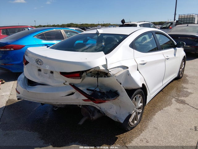 2016 Hyundai Elantra Se მანქანა იყიდება აუქციონზე, vin: 5NPDH4AE4GH662530, აუქციონის ნომერი: 46381660
